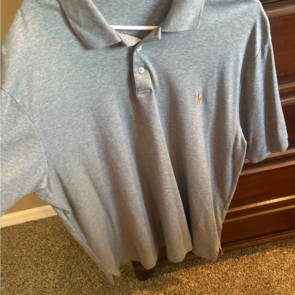 Polo by Ralph Lauren Light Gray Polo Shirt
